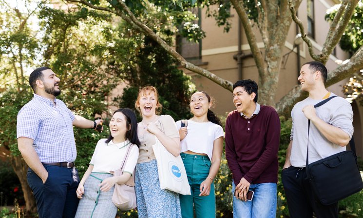 Orientation homepage banner - picture of Massey University students