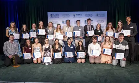 2024 All Massey Ag Award winners standing together