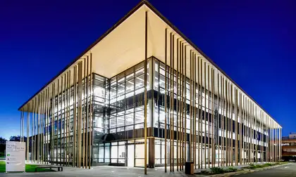 Te Ohu Rangahau Kai – Food Research Building on Massey's Manawatū campus