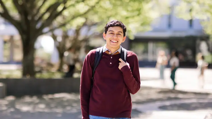 Student on Palmerston North campus