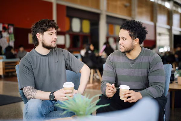 Students chatting