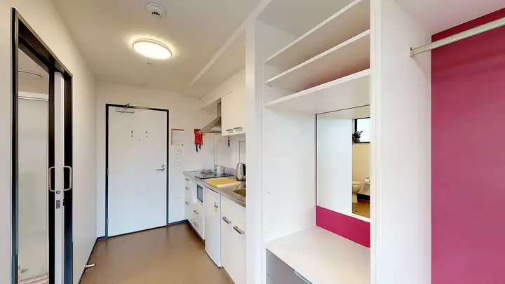 Studio Unit with kitchenette and desk