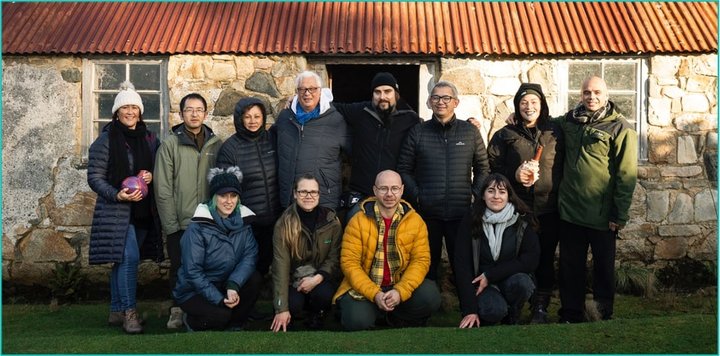 Ātea research team at Mere Pī’s whare