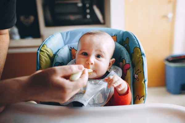 Baby eating
