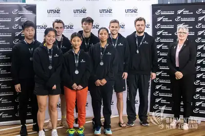 Massey University 2020 mixed badminton team