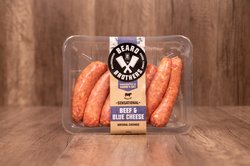 Beard Brothers - Beef & Blue Cheese Sausages