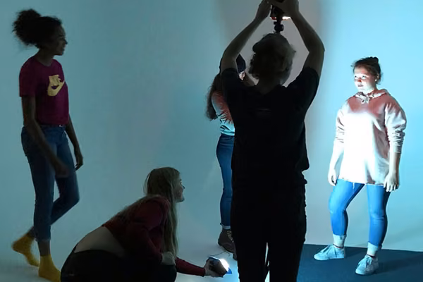 Group of students at College of Creative Arts Experience Day