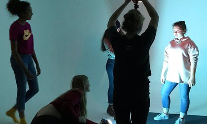 Group of students at College of Creative Arts Experience Day