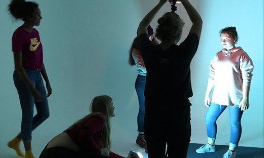 Group of students at College of Creative Arts Experience Day