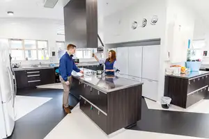City Court hostel kitchen