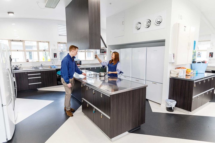 City Court hostel kitchen