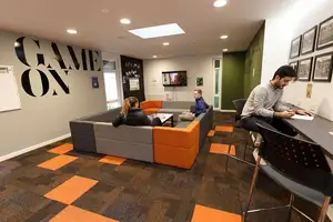 City Court hostel common room
