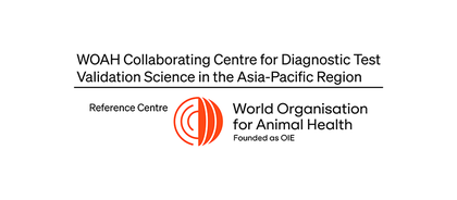 Logo for the World Organisation for Animal Health Colloborating Centre for Diagnostic Test Validation Science in the Asia-Pacific Region