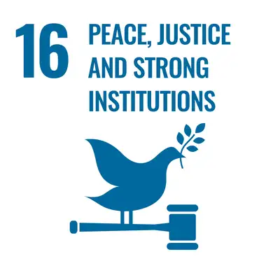Goal 10 – Peace, Justice and Strong Institutions