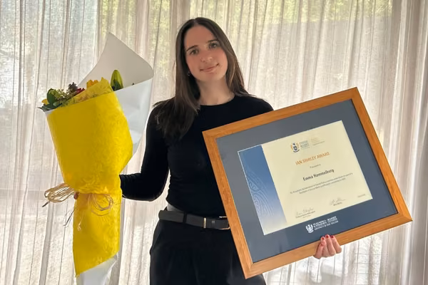 Emma Hummelburg the latest recipient of the Ian Shirley Award