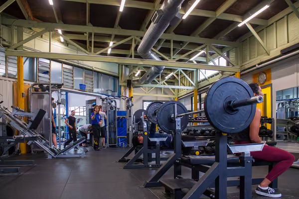 Inside the Wellington gym