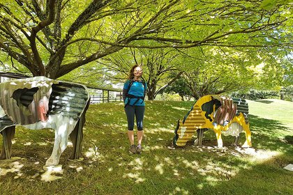 Charlotte Donovan, who has just completed a Postgraduate Diploma in Museum Studies, was one of the tour guides.