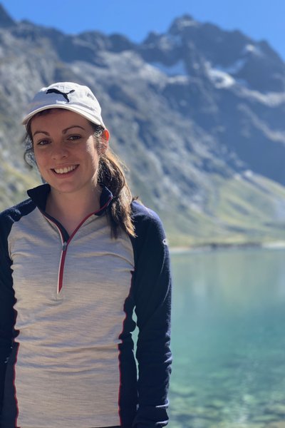 Holly Williamson at Lake Manapouri
