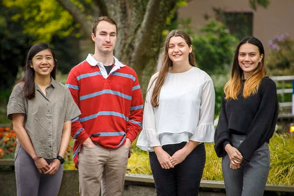 Euphemia Tan (L), Will Robertson, Alexandra Tomkins and Kazi Talaska