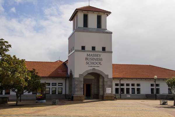Massey Business School building on the Auckland campus
