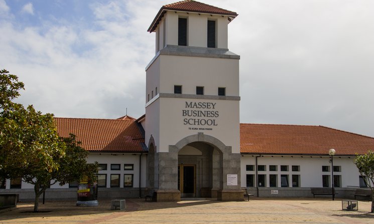 Massey Business School building on the Auckland campus