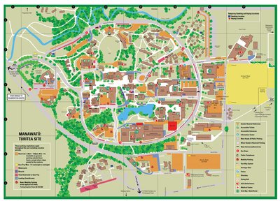 Image preview of Manawatū campus maps - buildings and facilities
