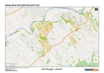 Image preview of Sheep, Beef and Cattle Research Unit map.