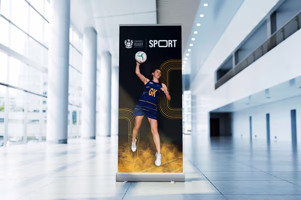 A mock up of the new identity for Sport Massey.