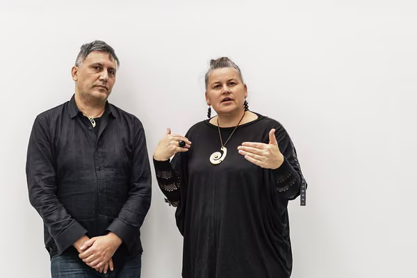 Mike Bridgman and Associate Professor Rachael Rakena