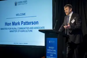 Minister Mark Patterson opens the awards dinner 2025