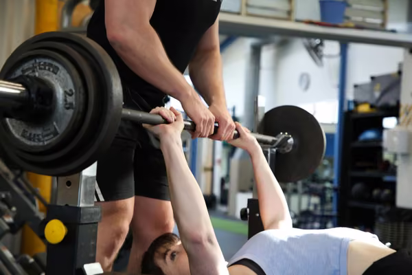 One on one training at Wellington Gym at Massey