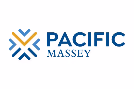 The logo is inspired by pandanus weaving.