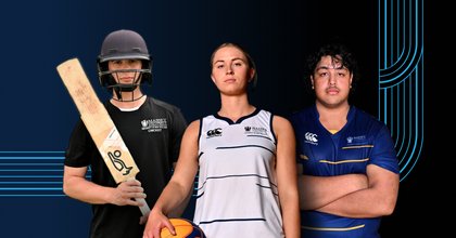 Massey academy of sport students