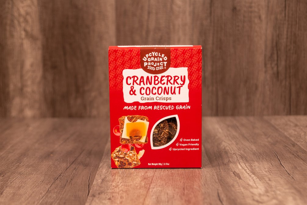 Upcycled Grain Project - Cranberry & Coconut Crisps
