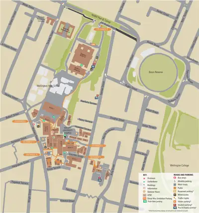 Image preview of Wellington Campus Map