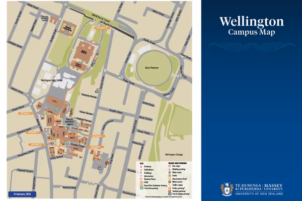 Wellington Campus aerial map