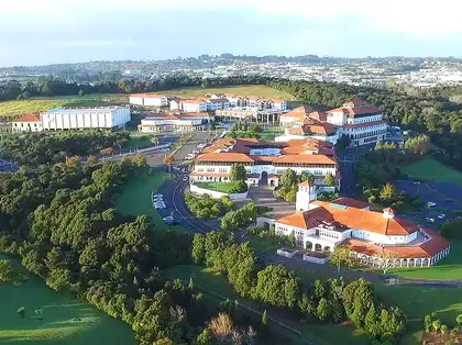 Aerial of the Auckland campus