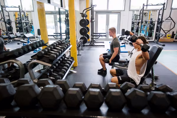 Inside the Wellington gym