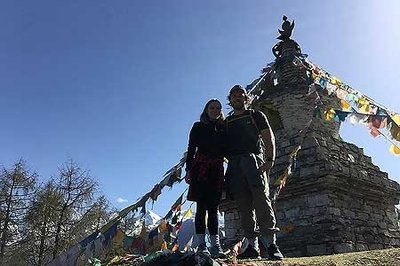 Caitlyn and ben in China