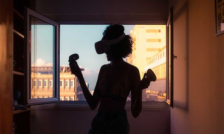 VR-headset