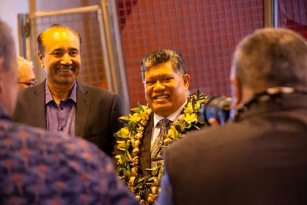 Dean Pacific welcomed with pōwhiri - image1