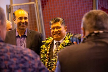 Dean Pacific welcomed with pōwhiri - image1