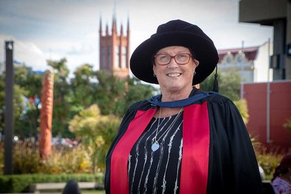 Eight staff receive doctorates at graduation - image1