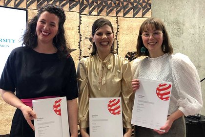 Tessa Hansen-Cane, Charlotte Klinge and Samantha Hughes