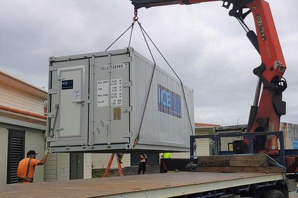 Freezer with a porpoise - image1