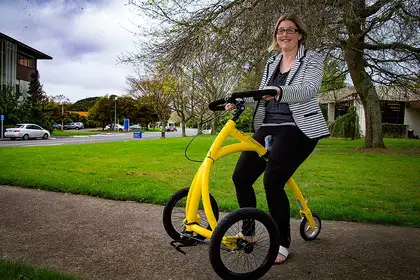 Massey gifted two Alinker bikes - image1