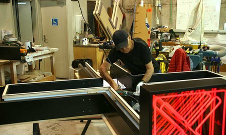 Neon sculpture works light up artist's year - image1