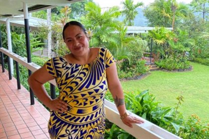 Nursing graduate Catherine Tu’akalau.
