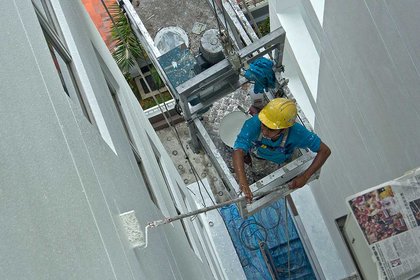 An image of a worker from CARE’s migrant worker project in Singapore. Copyright CARE.