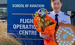 Massey Aviation student wins award - image1
